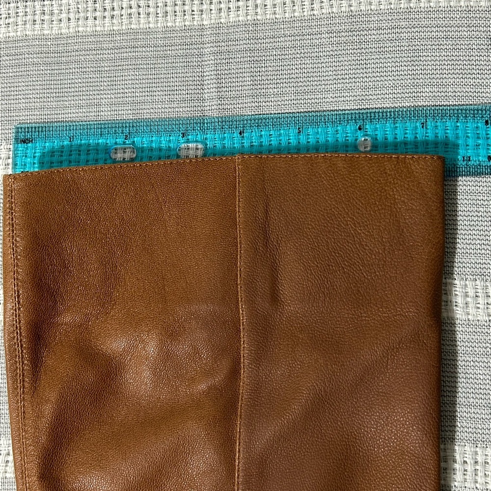 Wynona Leather Boots Tall Silent d | Sz 39/US 8/8.5 | Carmel Tan Brown - Picture 9 of 16